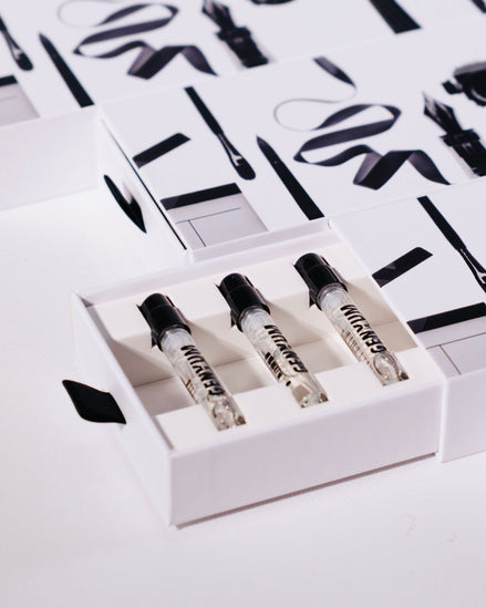 Genyum SET Lime Light EDP/Woody EcstasyEDP/Sandal RelaxEDP/Painter Noir EXTRAIT 4X2ML